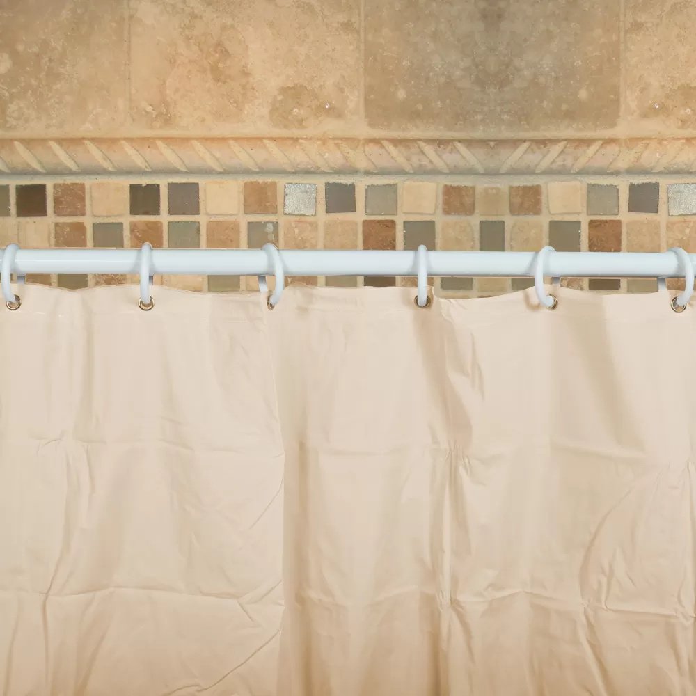 Zenith Heavy-Duty Vinyl Shower Curtain