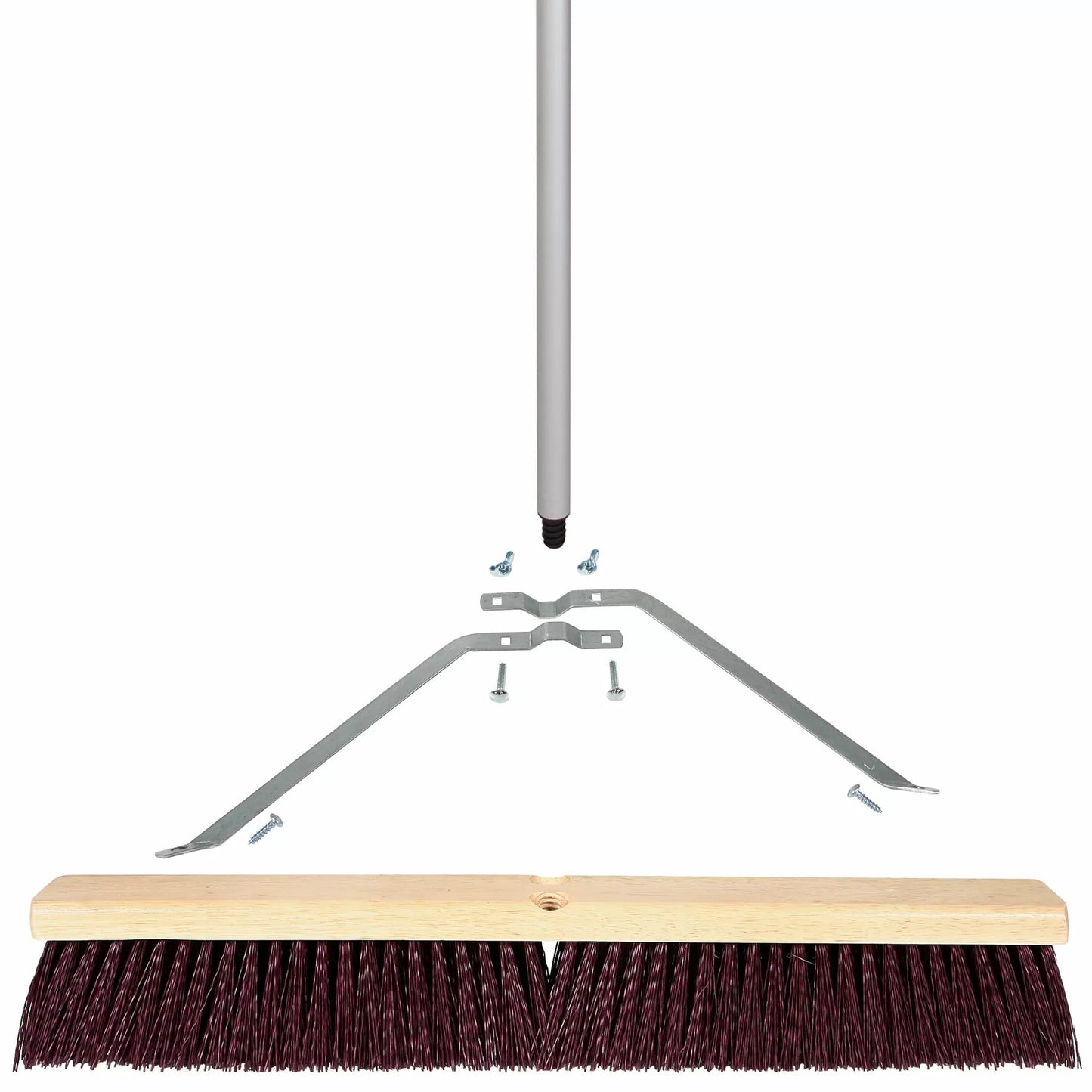 Coarse Sweep Broom with 3Piece Handle