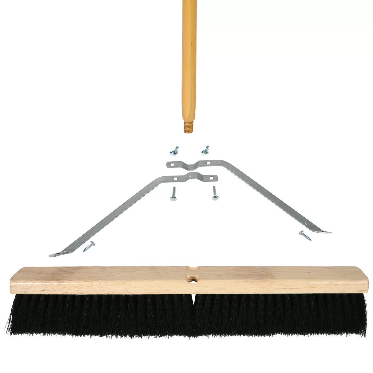 Medium Sweep Broom With Wood Block - 24"