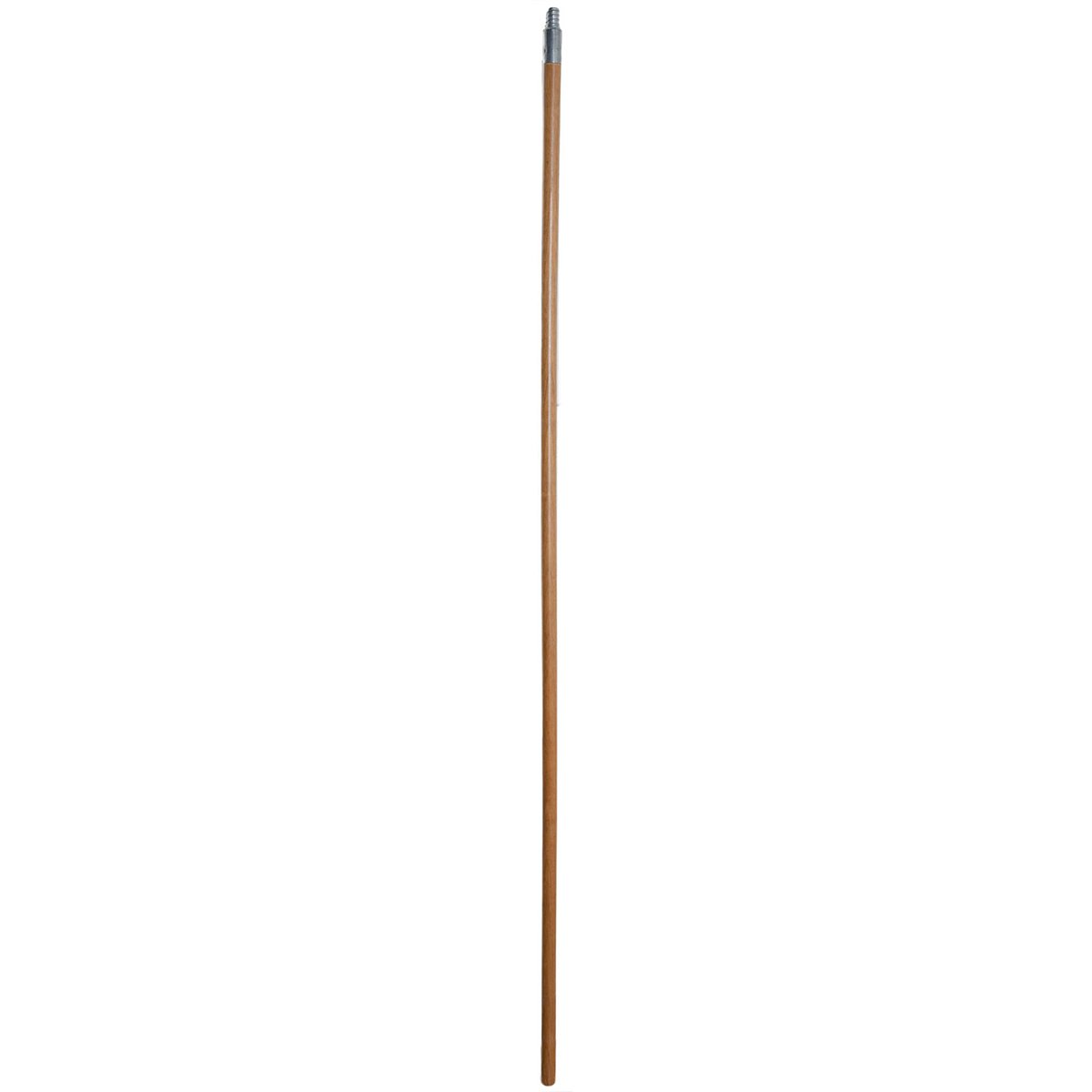 Malish 60" x 15/16" Threaded Metal Tip Wood Handle