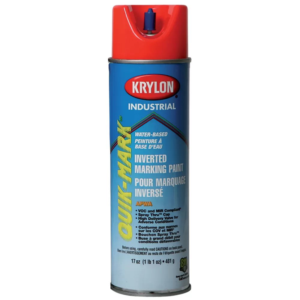 Krylon® Industrial Quik-Mark™ Water-Based Inverted Marking Paint