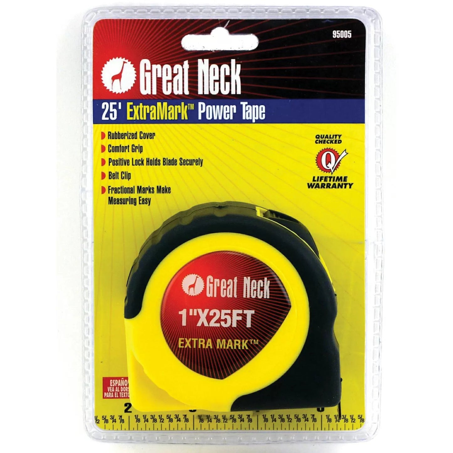 Great Neck 1" x 25' Tape Measure