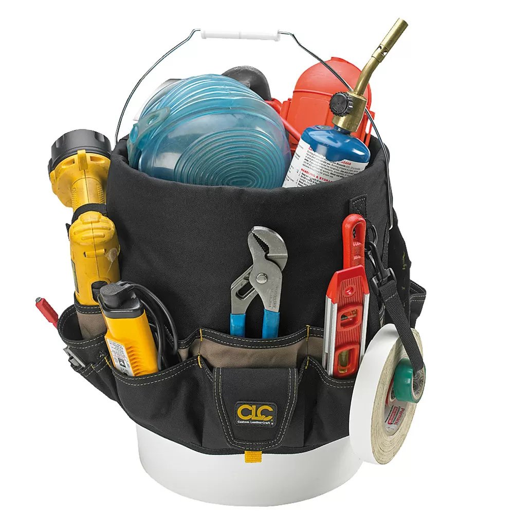 48 Pocket Bucket Organizer