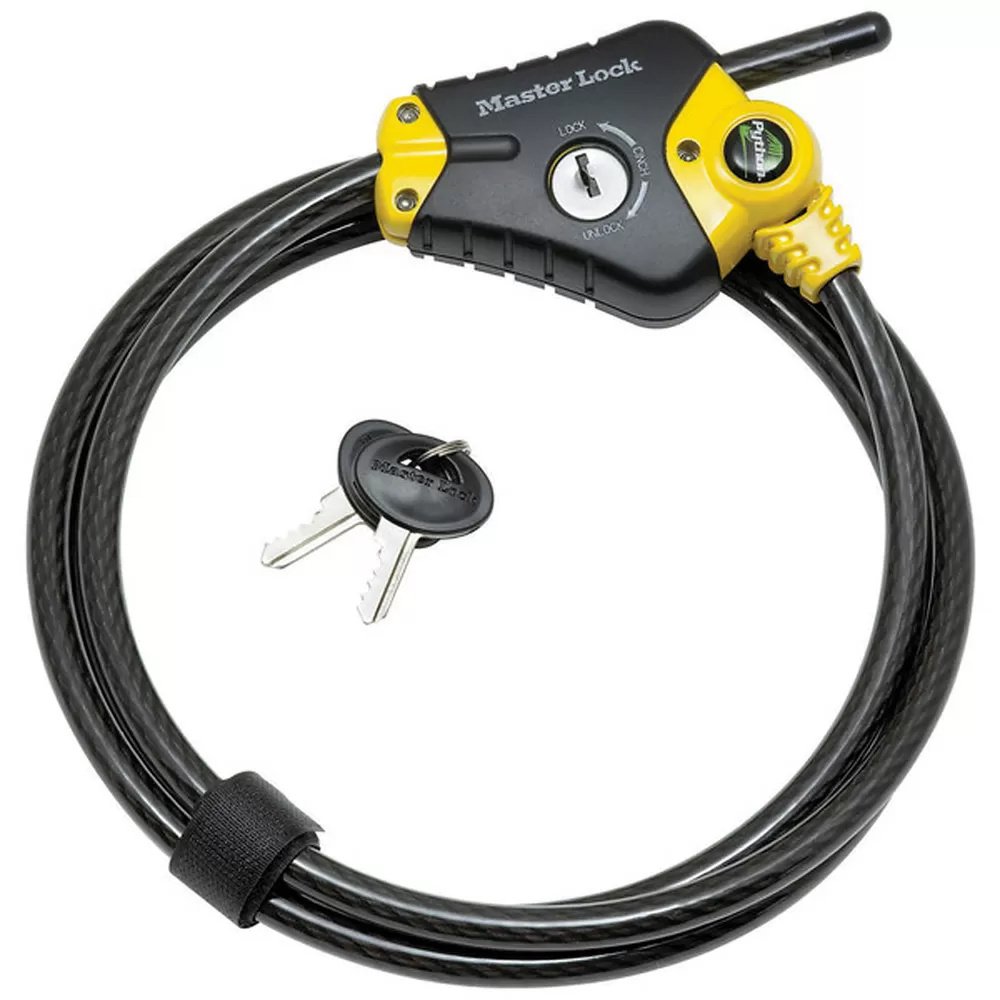 Master Lock® Python™ Adjustable Locking Cable 6' x 3/8"