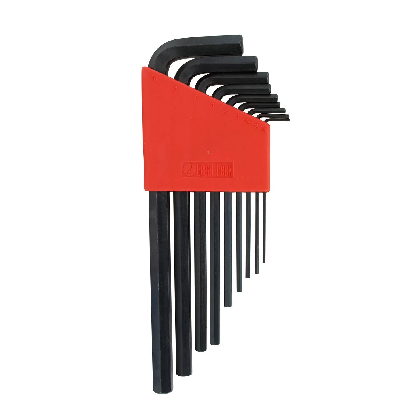 Great Neck Metric 9-Piece Long Arm Hex Key Set