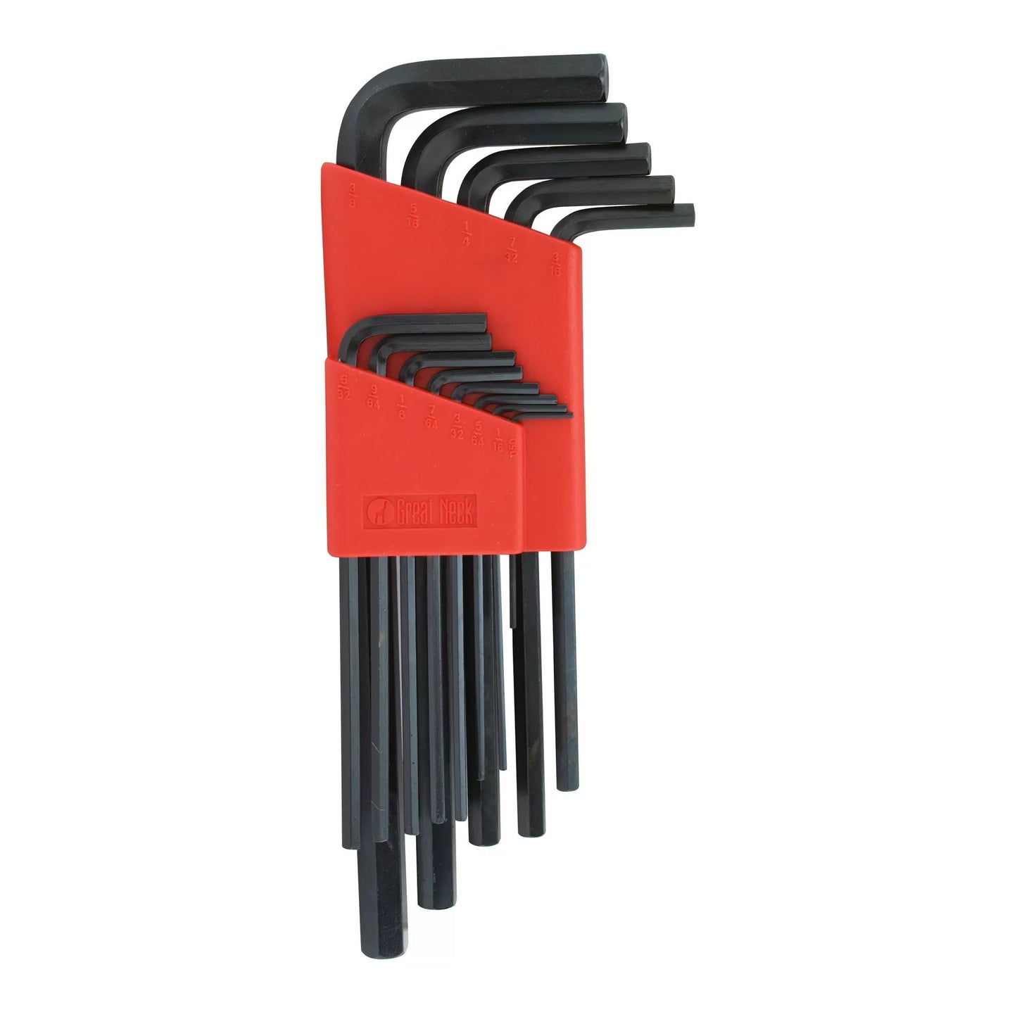 Great Neck 13-Piece SAE Long Arm Hex Key Set