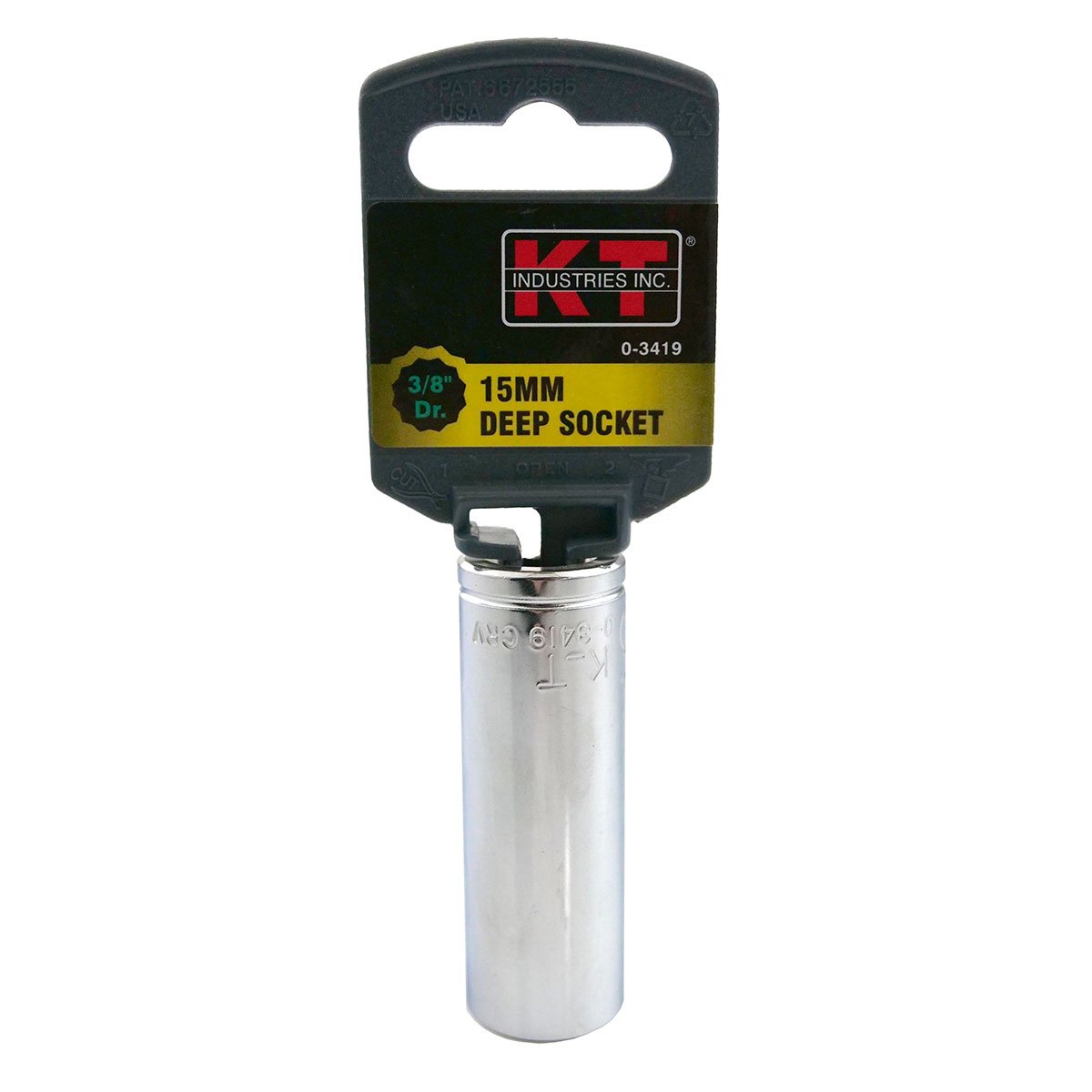 K-T Industries® 3/8" Drive 15MM Deep Socket