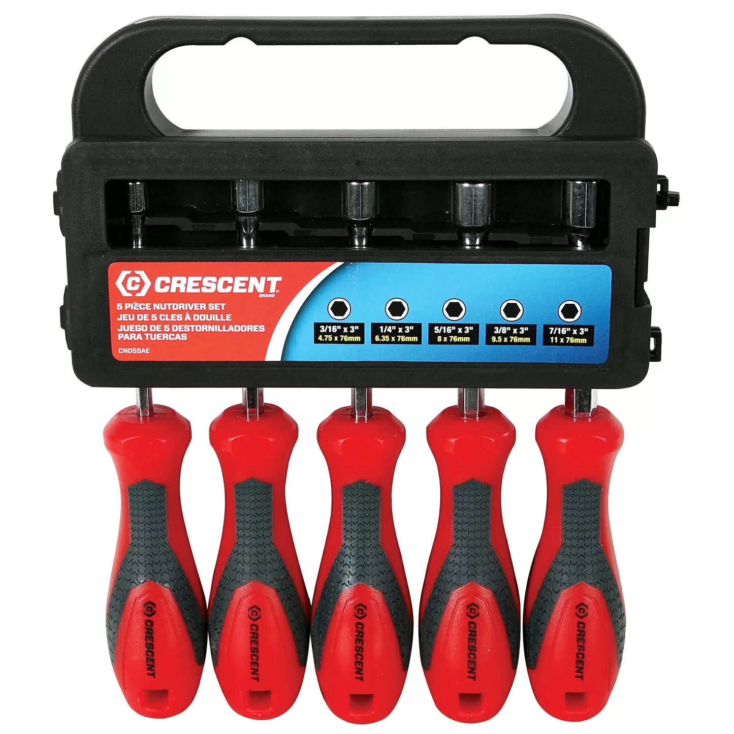 Crescent® Dura-Driver Nut Driver 5-Piece Set