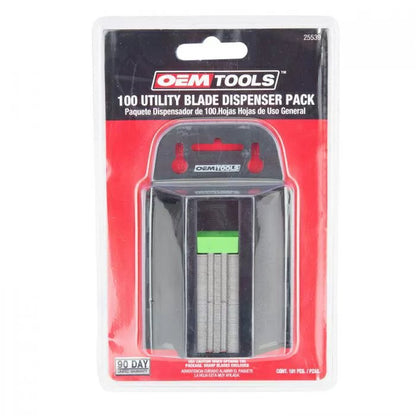 OEM Tools® Utility Knife Blade Dispenser - 100 Pieces