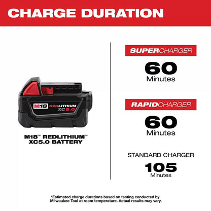 Milwaukee® Tool M18™ REDLITHIUM™ XC5.0 Extended Capacity Battery Pack