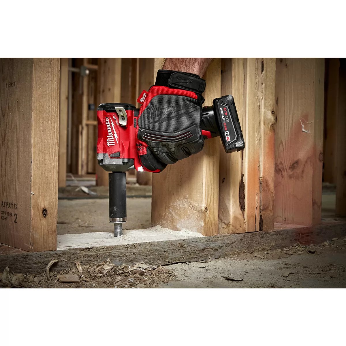 Milwaukee® Tool M12 FUEL™ 3/8" Stubby Impact Wrench - Tool ONLY