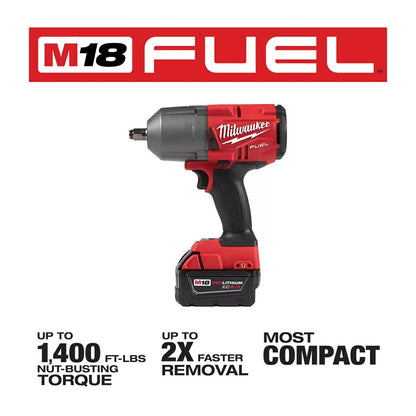 Milwaukee® Tool M18 FUEL™ 1/2" High-Torque Impact Wrench Kit