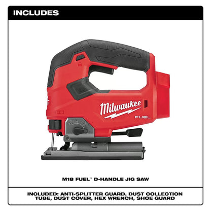 Milwaukee® Tool M18 FUEL™ D-Handle Jigsaw - Tool ONLY