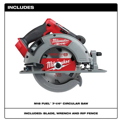 Milwaukee® Tool M18 FUEL™ Circular Saw - 7 1/4" Blade