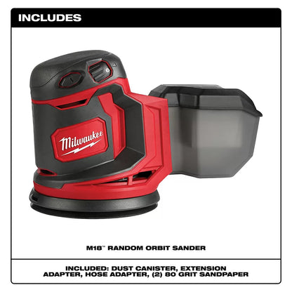 Milwaukee® Tool M18™ Random Orbit Sander - Tool ONLY