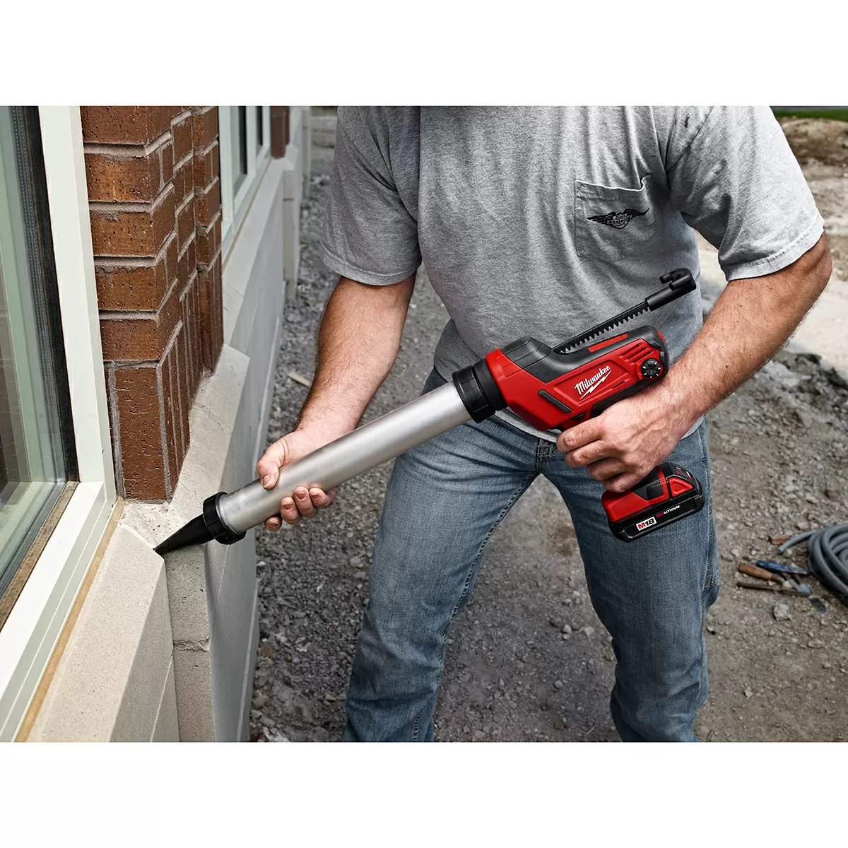 Milwaukee® Tool M18™ Cordless 10 oz Caulk & Adhesive Gun - Tool ONLY