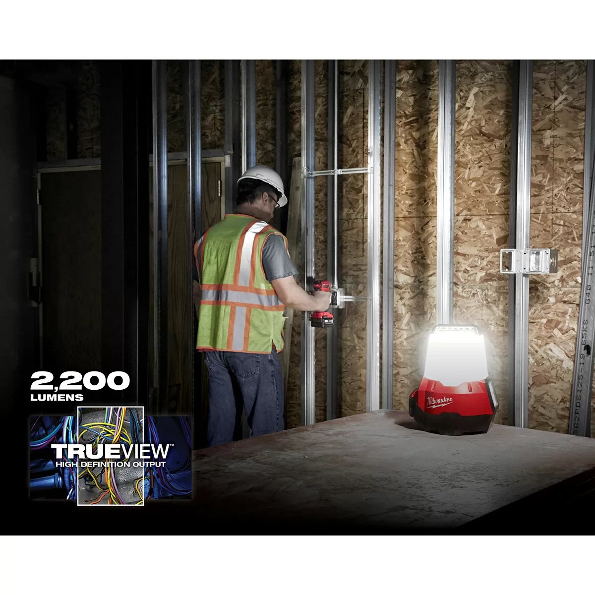 Milwaukee® Tool M18™ RADIUS™ Compact Site Light w/Flood Mode