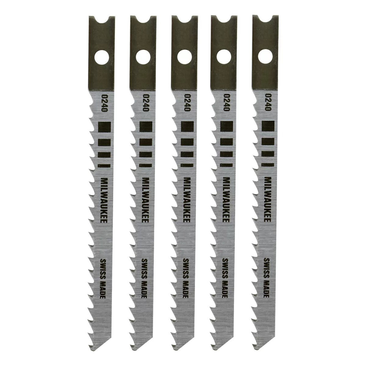 Milwaukee Tool General Purpose Jig Saw Blades - 8TPI - 3-1/8" - 5Pk