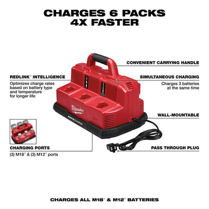 Milwaukee® Tool M18™ & M12™ Rapid Charge Station