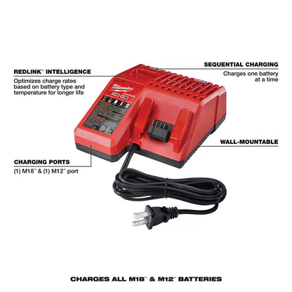 Milwaukee® Tool M18™ & M12™ Multi-Voltage Charger