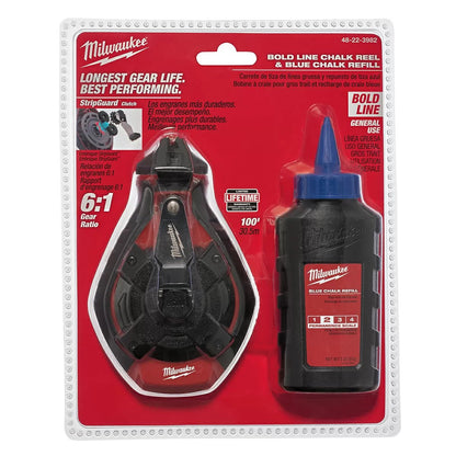 MIlwaukee® Tool Bold Line Kit - 100' w/Blue Chalk