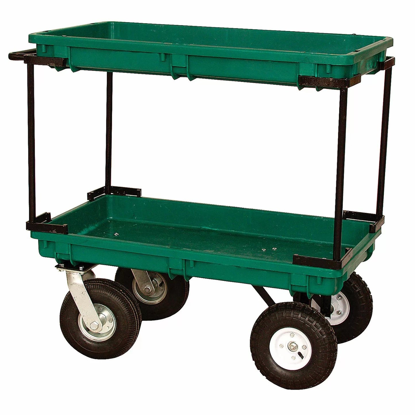 Plastic Double Deck Garden/Utility Cart