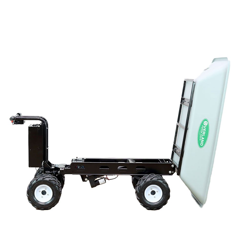 Overland Power Carts Electric Wagon - 9 Cubic Feet , 13" Flat Free Dual Ag Tires