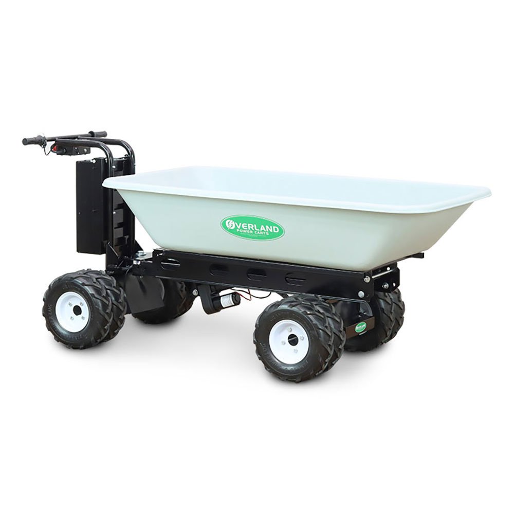 Overland Power Carts Electric Wagon - 9 Cubic Feet , 13" Flat Free Dual Ag Tires