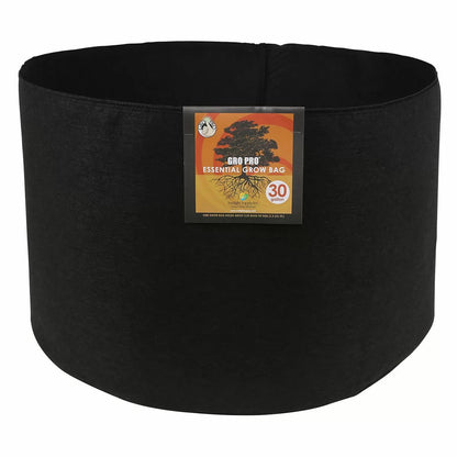 Gro Pro® Essential Round Black Fabric Pot