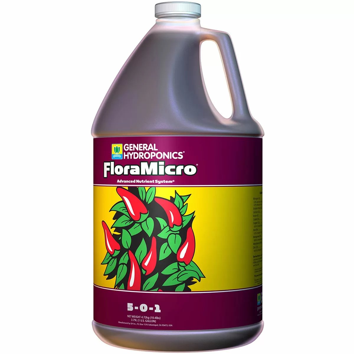 General Hydroponics FloraMicro® Nutrients - 1 Gallon