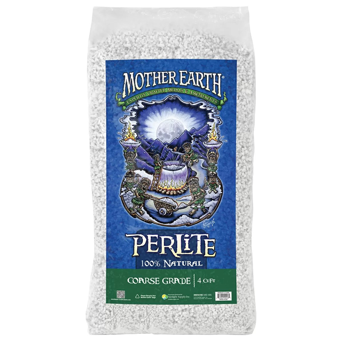 Mother Earth® Course-Grade Perlite - 4 cu ft Bag