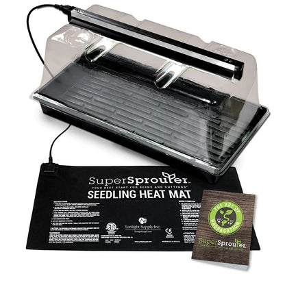 Super Sprouter® Premium Heated Propagation Kit w/Dome & T5 Light