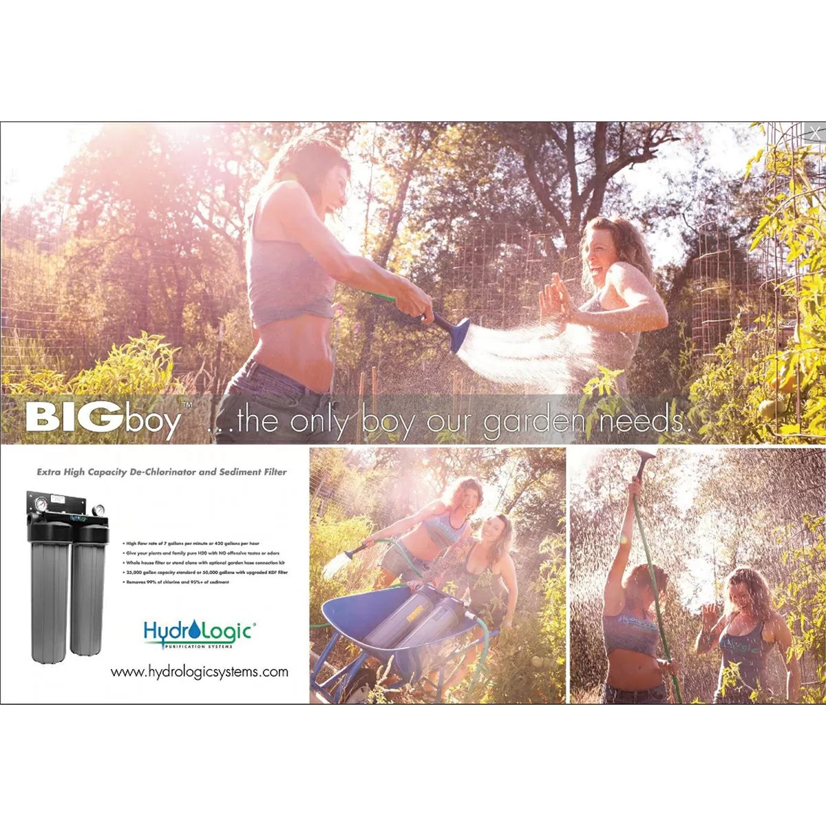 Hydro-Logic® BIGboy™ Dechlorinator & Sediment System w/KDF85/Catalytic Carbon Filter