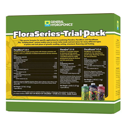 General Hydroponics® Flora Series® Quart Trial Pack