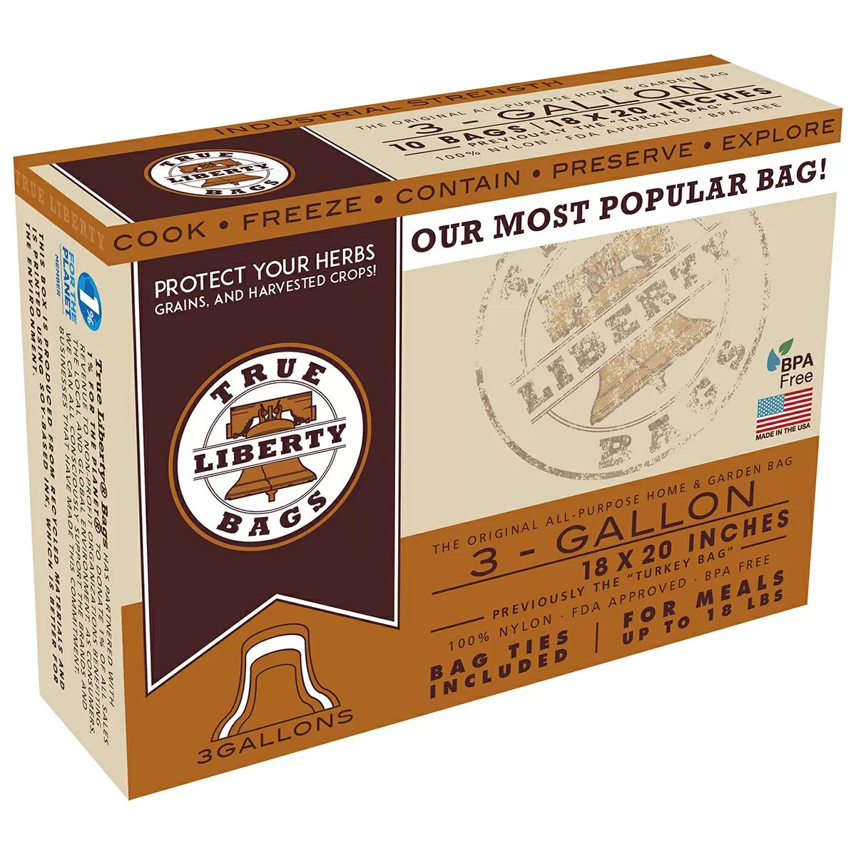 True Liberty® AllPurpose Bags  3 Gallon