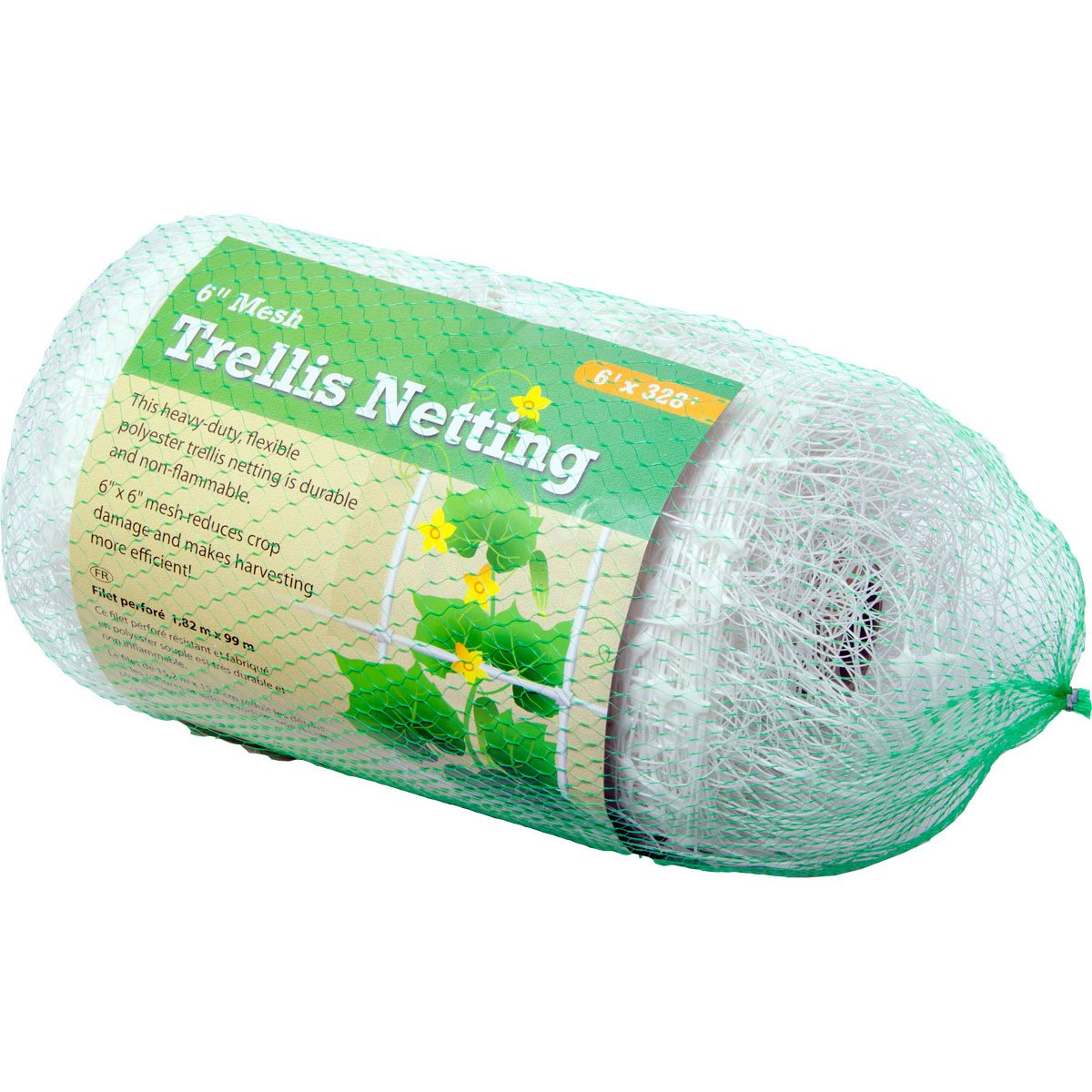 Hydrofarm® Trellis Netting 6" Mesh, non-woven, 6' x 328'