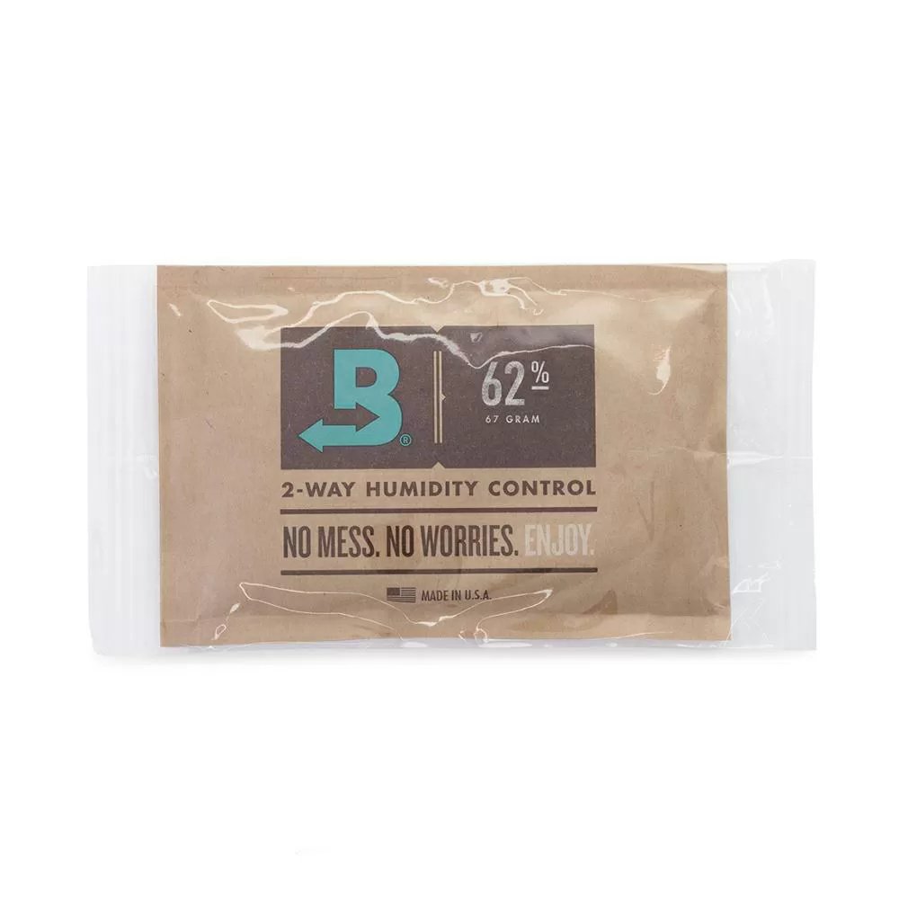 Boveda Two-Way Humidity Control Packets - Size 67, 62% RH - Case of 100