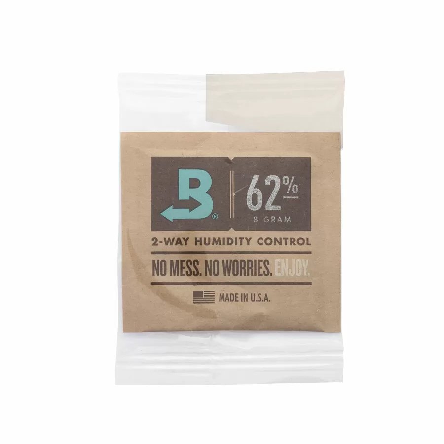 Boveda Two-Way Humidity Control Packets - Size 8, 62% RH - Case of 300 - Wrapped