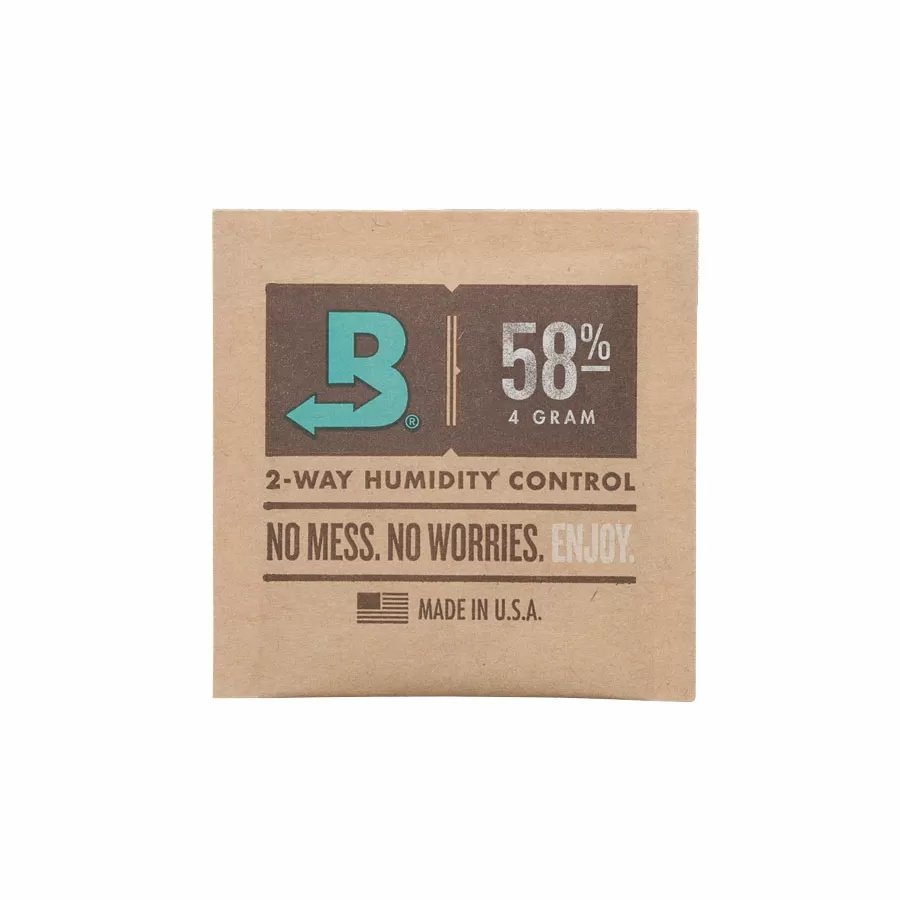 Boveda Two-Way Humidity Control Packets - Size 4, 58% RH - Case of 600 - Unwrapped