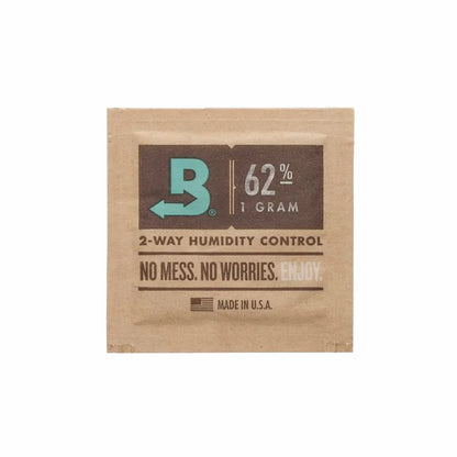 Boveda Two-Way Humidity Control Packets - Size 1, 62% RH - Case of 1,500 Unwrapped