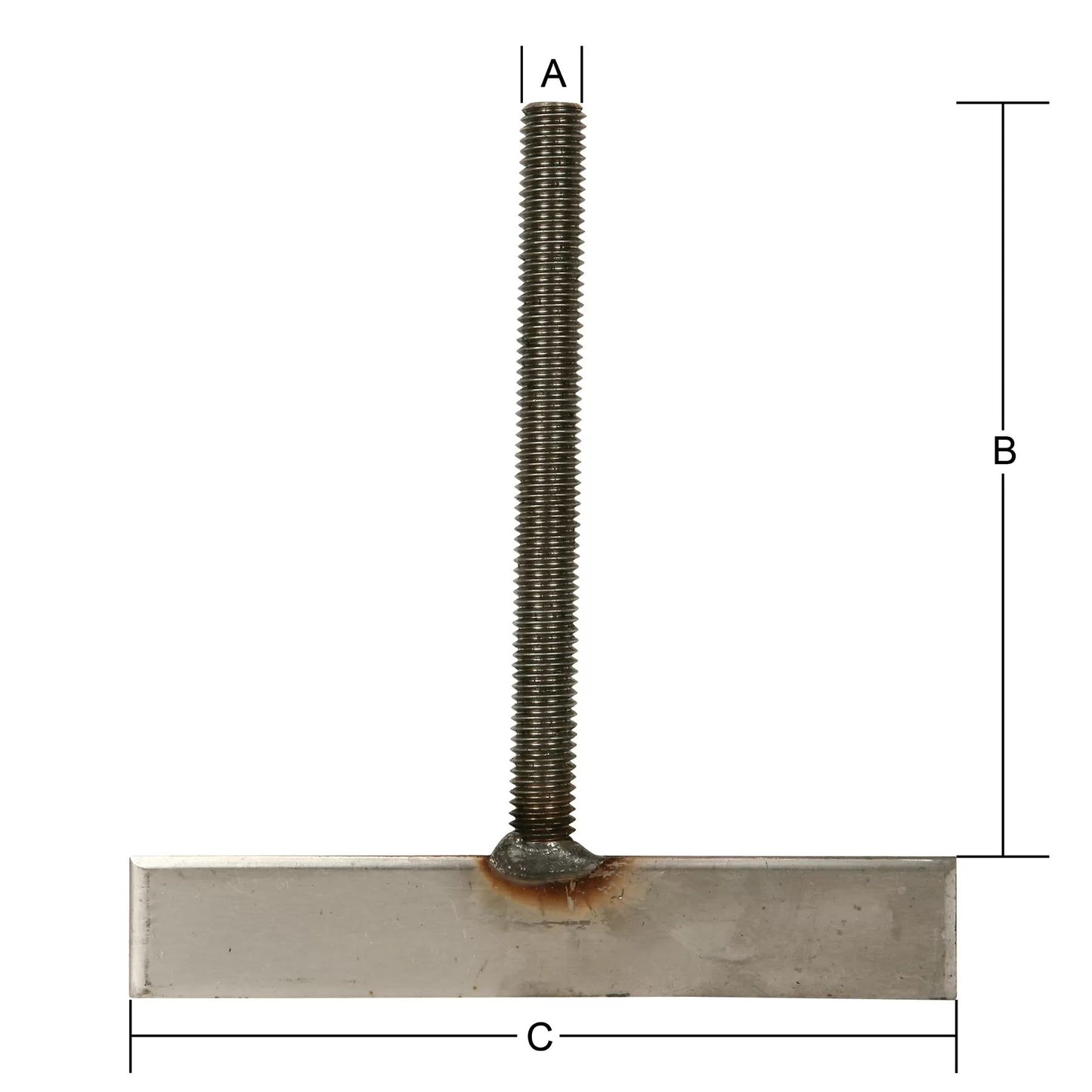 Stainless Steel 5/32" x 1" TBolt ONLY