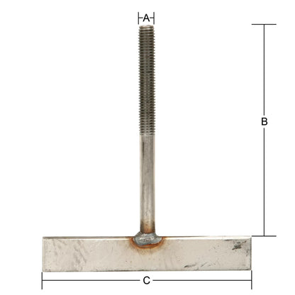 Stainless Steel 5/32" x 1" TBolt ONLY