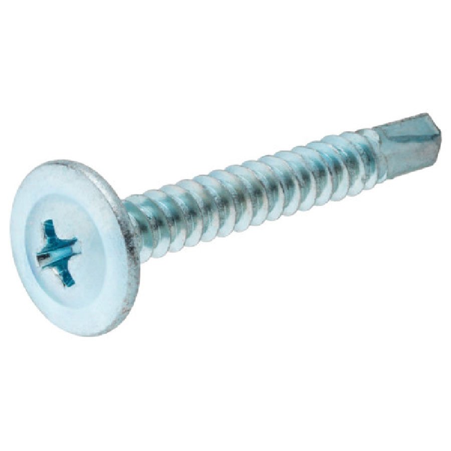 Hillman Truss Washer Head Self-Drilling Lath Screw, 100 Pack