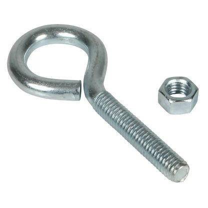 Zinc Eye Bolt w/ Nut - 3/8" x 4"