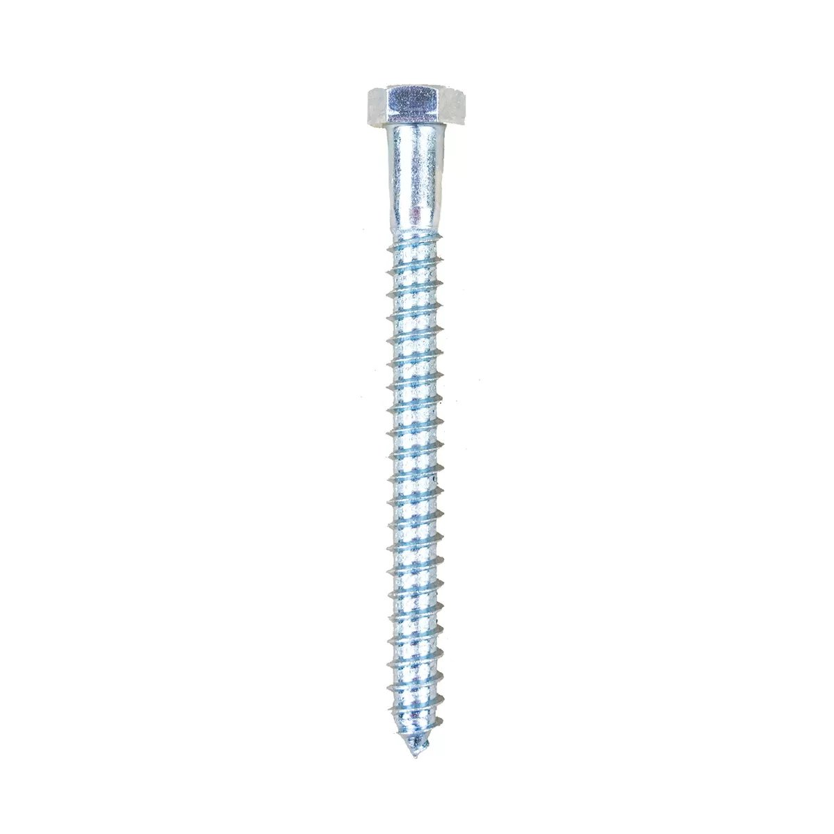 Zinc Hex Lag Screw - 3/8" x 4"