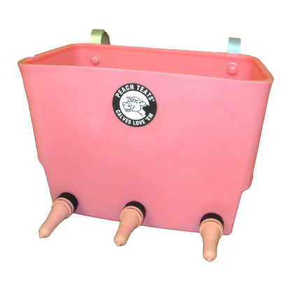 Peach Teat Complete Feeder - 3 Teat