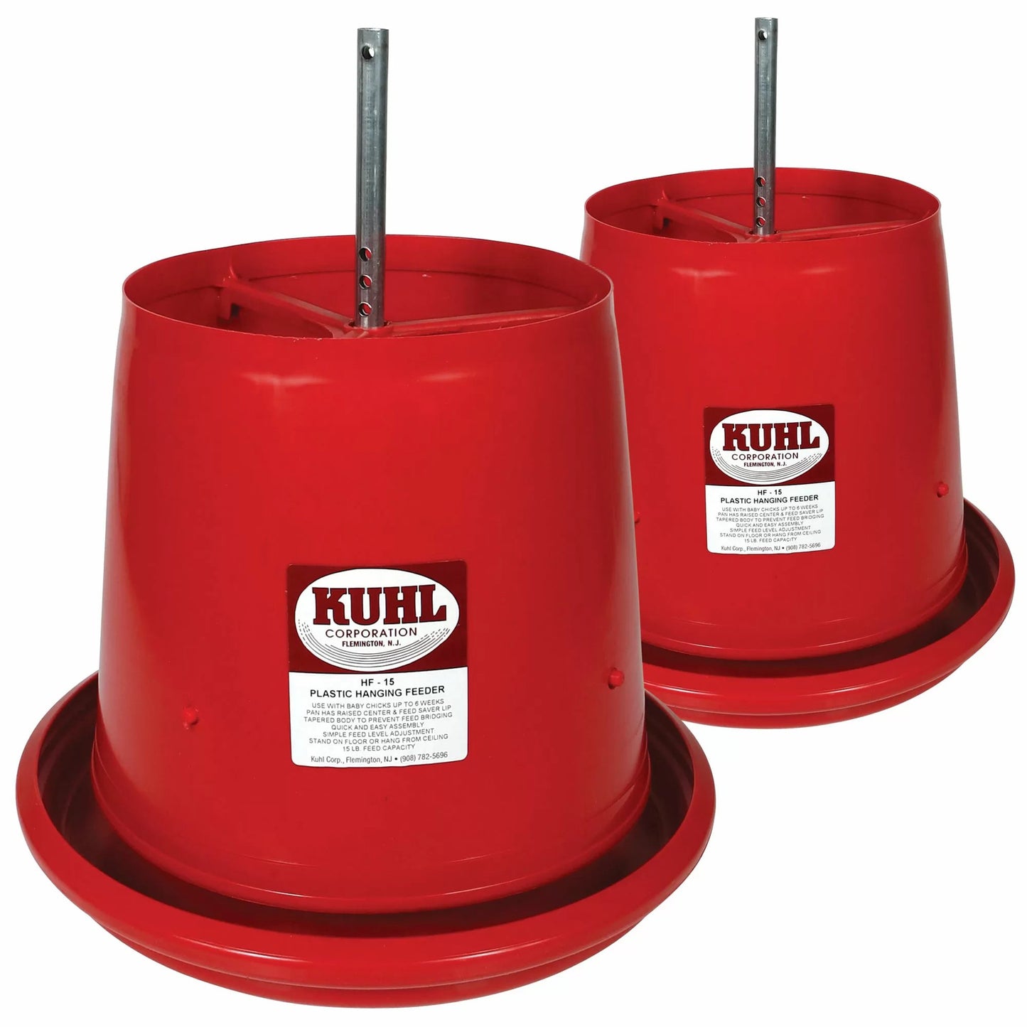 KUHL 15-lb. Hanging Feeders for Quail and Pheasant - 2/Set