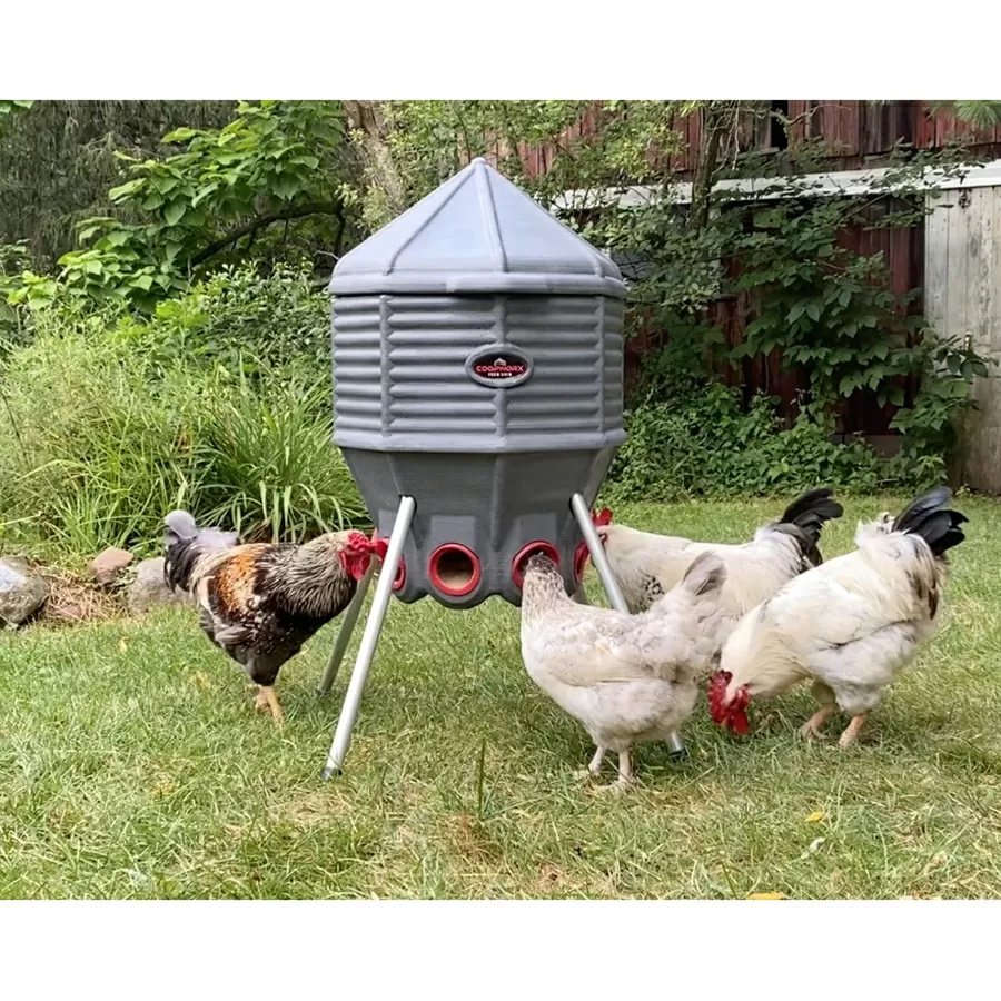 CoopWorx Chicken Feed Silo - Adjustable Legs