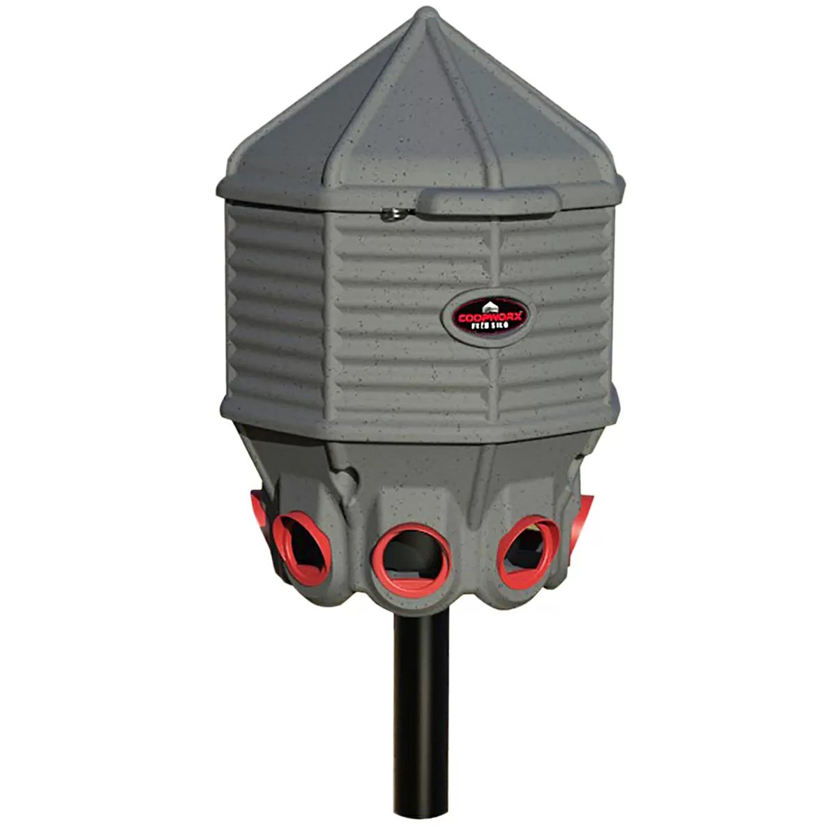 CoopWorx Chicken Feed Silo - Single Post Mount