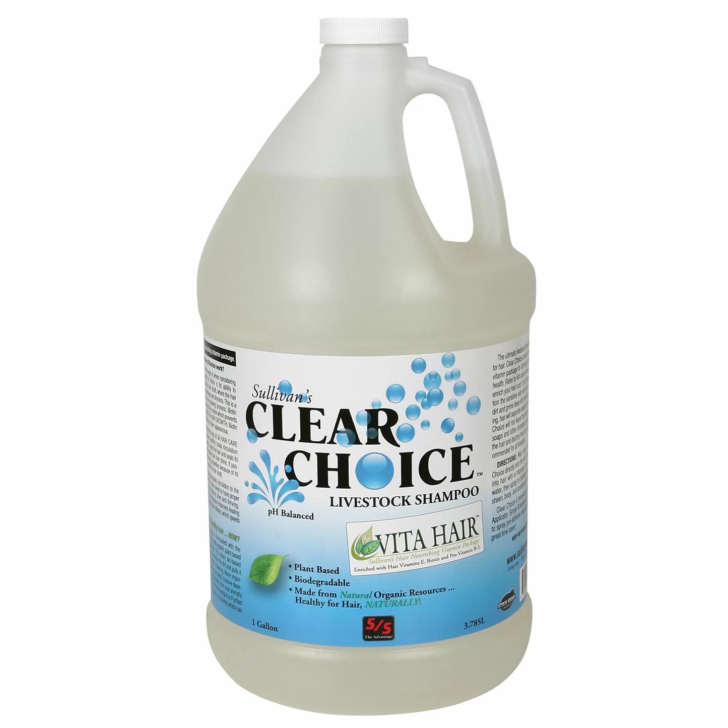 Sullivan's Clear Choice™ Livestock Shampoo - Gal.